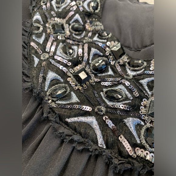 ALICE & OLIVIA 💯 Silk beaded mini dress - Picture 12 of 12